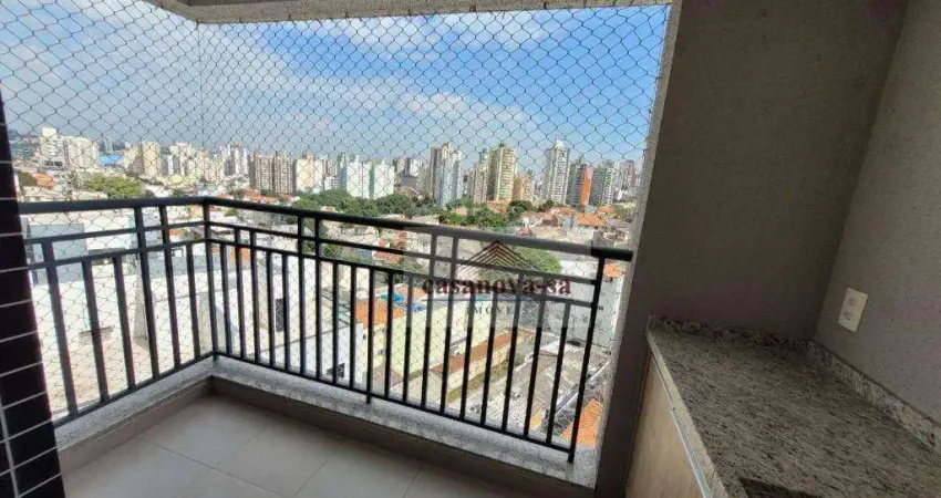 Apartamento para alugar, 77 m² por R$ 4.312,26/mês - Vila Scarpelli - Santo André/SP