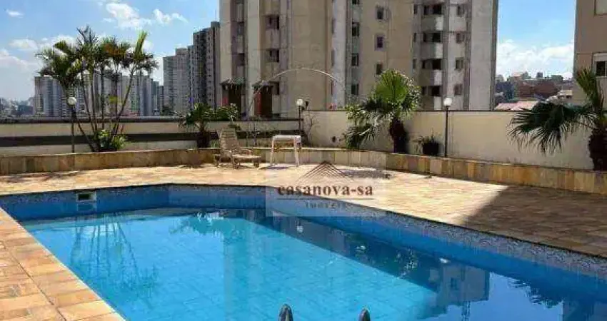 Apartamento com 3 dormitórios para alugar, 150 m² por R$ 5.255,00/mês - Vila Curuçá - Santo André/SP