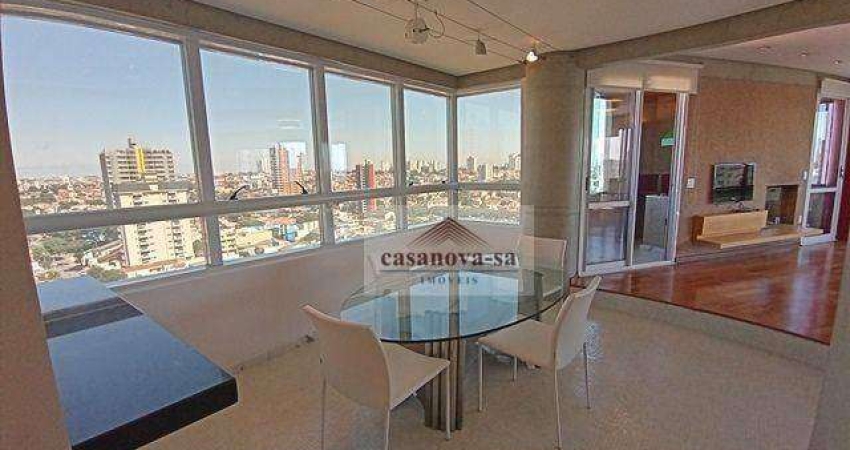 Apartamento  205 m² - venda por R$ 2.550.000 ou aluguel por R$ 12.568/mês - Jardim - Santo André/SP
