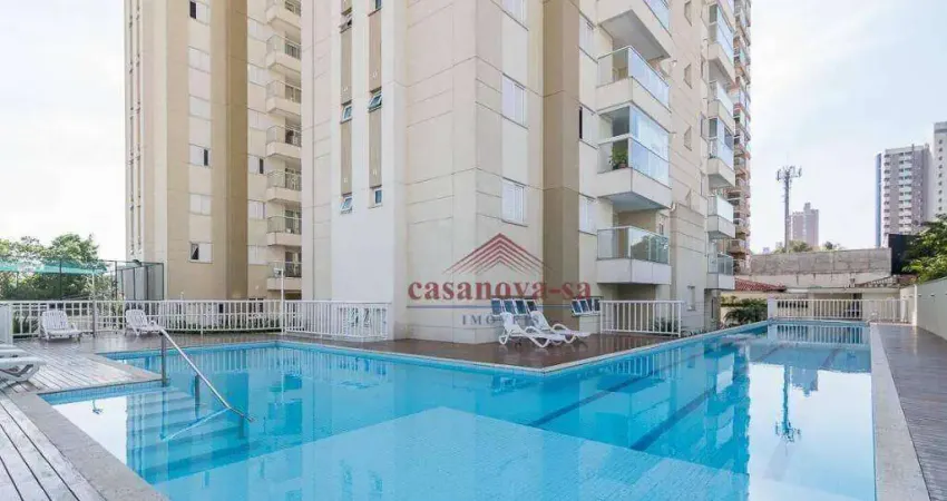 Apartamento com 2 dormitórios, 58 m² - venda por r$ 650.000,00 ou aluguel por r$ 3.520,00/mês - jardim - santo andré/sp