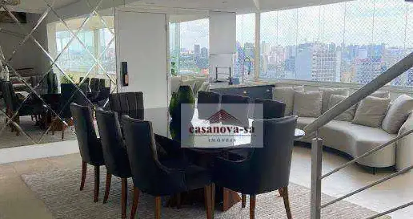 Cobertura com 3 dormitórios para alugar, 227 m² por R$ 12.000/mês - Centro - Santo André/SP