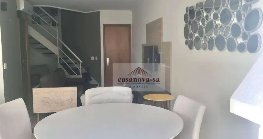 Apartamento Duplex com 1 dormitório, 94 m² - venda por R$ 1.100.000,00 ou aluguel por R$ 7.100,00/mês - Jardim - Santo André/SP