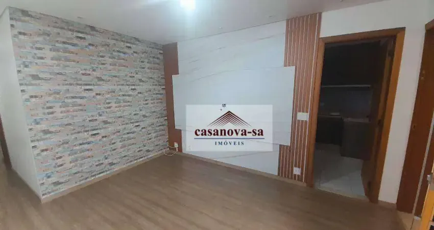 Apartamento com 3 dormitórios, 80 m² - venda por R$ 550.000,00 ou aluguel por R$ 3.300,00/mês - Vila Alpina - Santo André/SP