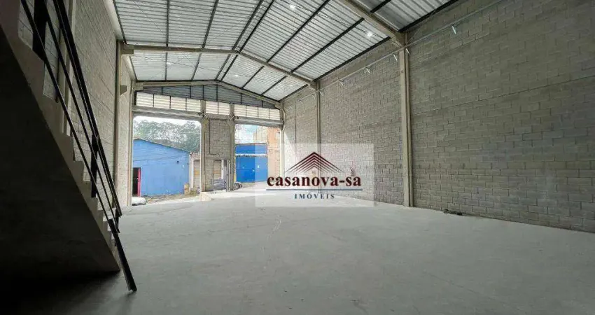 Galpão para alugar, 355 m² por R$ 13.100,00/mês - Vila Carlina - Mauá/SP