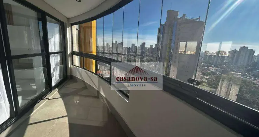 Apartamento com 2 dormitórios para alugar, 95 m² por R$ 8.072,00/mês - Jardim - Santo André/SP