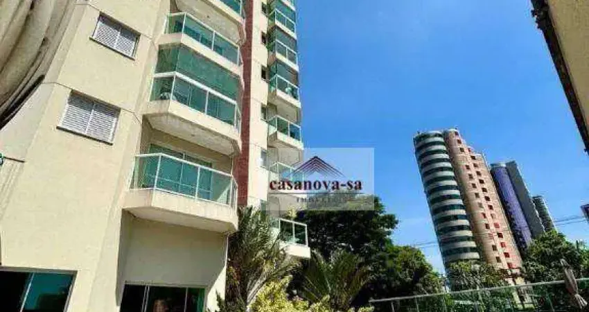 Apartamento com 3 dormitórios para alugar, 92 m² por R$ 5.859,00/mês - Jardim - Santo André/SP