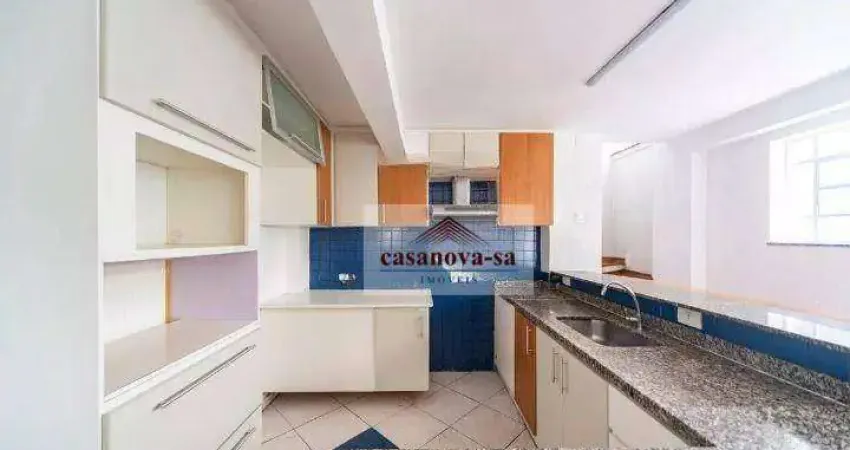 Sobrado com 3 dormitórios para alugar, 280 m² por r$ 4.418,00/mês - vila scarpelli - santo andré/sp