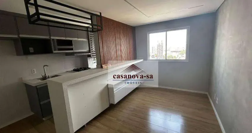 Apartamento com 2 dormitórios para alugar, 47 m² por r$ 2.647,00/mês - centro - santo andré/sp