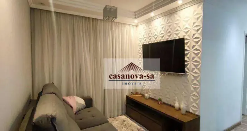 Apartamento com 2 dormitórios à venda, 48 m² por r$ 371.000 - parque erasmo assunção - santo andré/sp