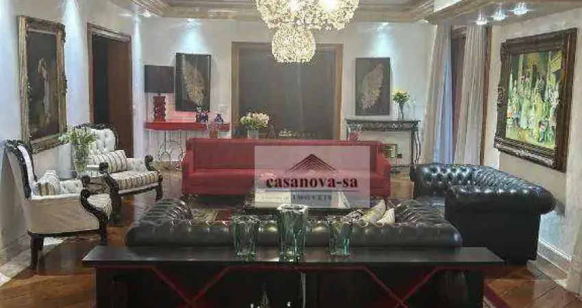 Apartamento com 4 suites  à venda, 464 m² por r$ 2.599.000 - vila bastos - santo andré/sp