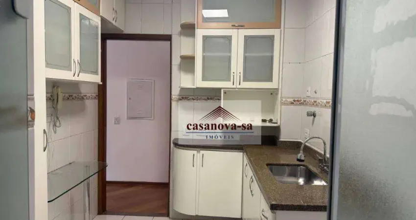 Apartamento com 3 dormitórios para alugar, 74 m² por r$ 2.975,00/mês - parque das nações - santo andré/sp