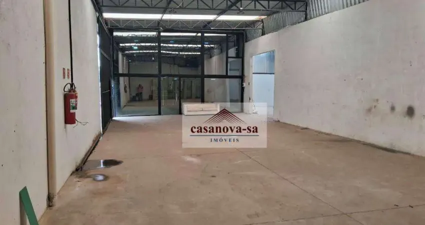 Galpão para alugar, 637 m² por r$ 22.000,00/mês - campestre - santo andré/sp