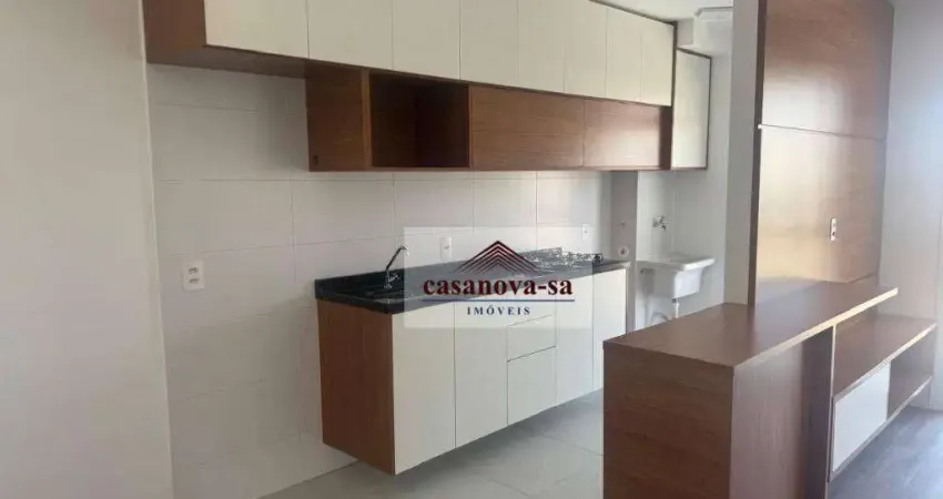 Apartamento com 2 dormitórios para alugar, 47 m² por r$ 3.385,00/mês - campestre - santo andré/sp