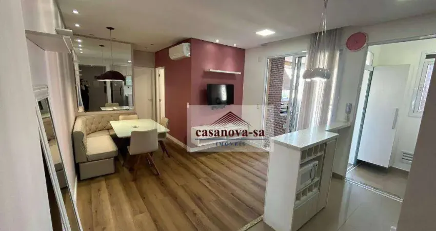 Apartamento com 2 dormitórios, 70 m² - venda por r$ 870.000,00 ou aluguel por r$ 4.929,00/mês - jardim - santo andré/sp