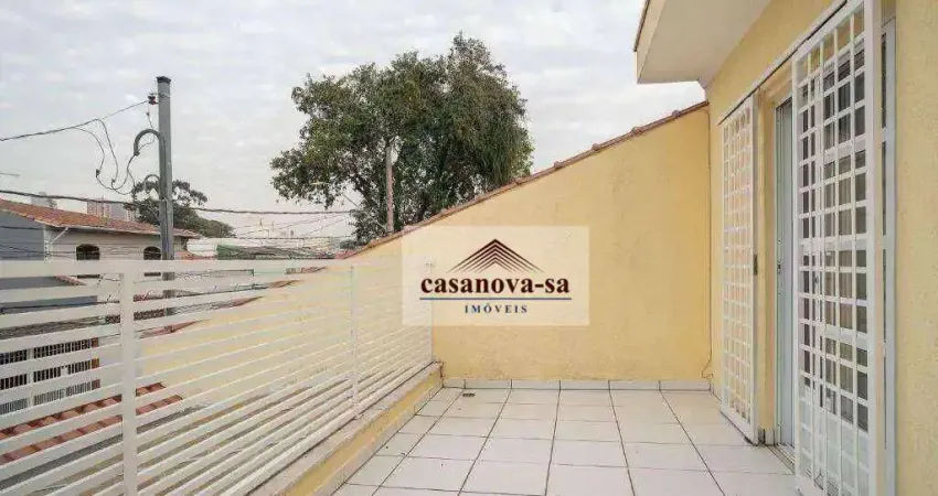 Sobrado com 2 dormitórios para alugar, 90 m² por r$ 2.400,00/mês - vila floresta - santo andré/sp