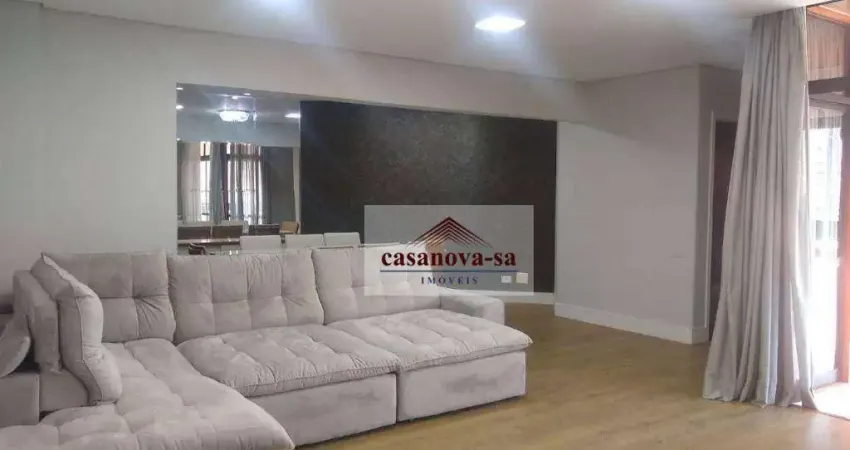 Apartamento com 3 dormitórios para alugar, 175 m² por R$ 8.300,00/mês - Jardim - Santo André/SP