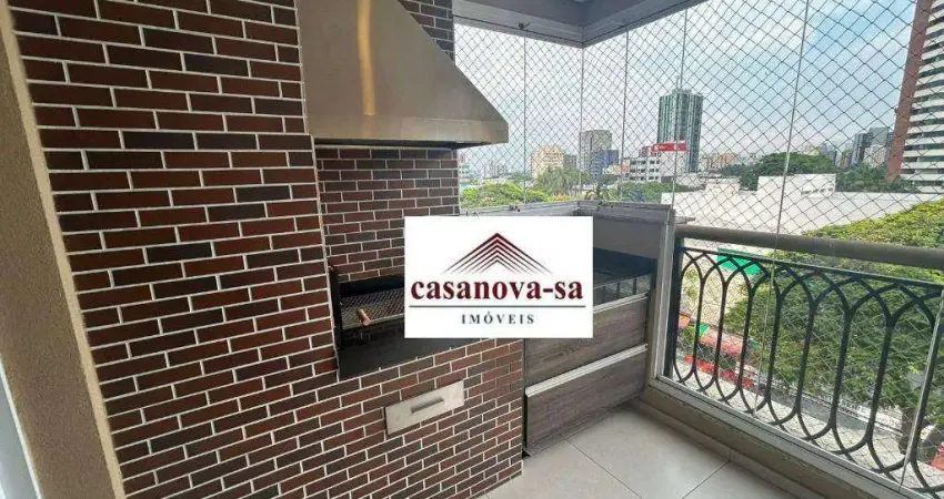 Apartamento com 2 dormitórios para alugar, 70 m² por R$ 4.000,00/mês - Jardim - Santo André/SP