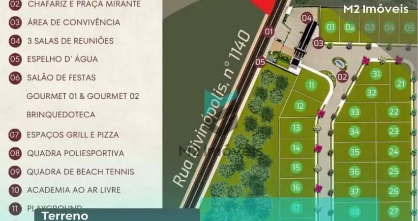 Terreno em condomínio fechado à venda no Velha, Blumenau 