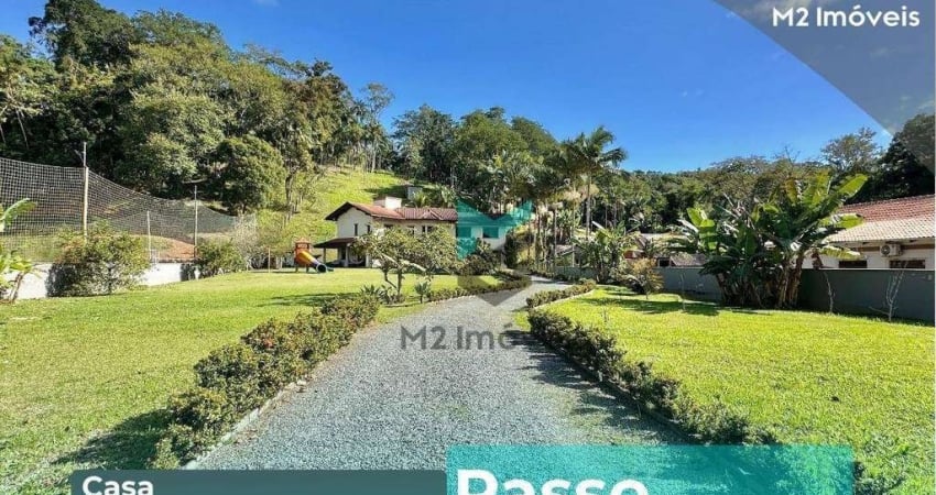 Casa com 4 dormitórios e 2 suítes à venda, 281 m² e terreno com 4.950 m² - Passo Manso - Blumenau/SC
