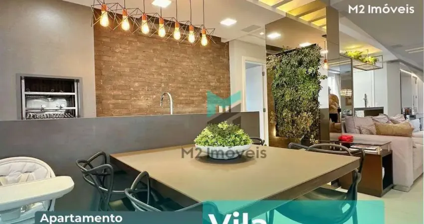 Apartamento com 3 dormitórios à venda, 180 m² - vila nova - blumenau/sc