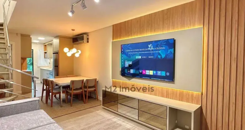 Sobrado novo com 2 suítes e amplo terreno à venda, 95 m² - água verde - blumenau/sc