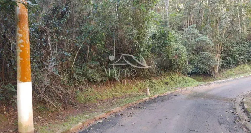 Terreno exclusivo de 1.065 m² no arujazinho ii com topografia em aclive e vista privilegiada para a mata