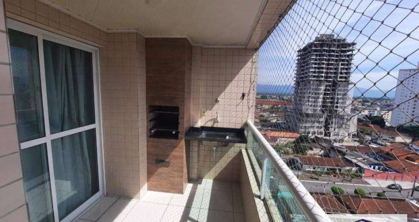 Apartamento com 3 dormitórios à venda, 107 m² por R$ 650.000,00 - Guilhermina - Praia Grande/SP