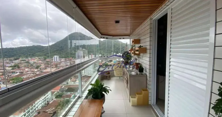 Apartamento com 3 dormitórios à venda, 109 m² por R$ 950.000,00 - Canto do Forte - Praia Grande/SP