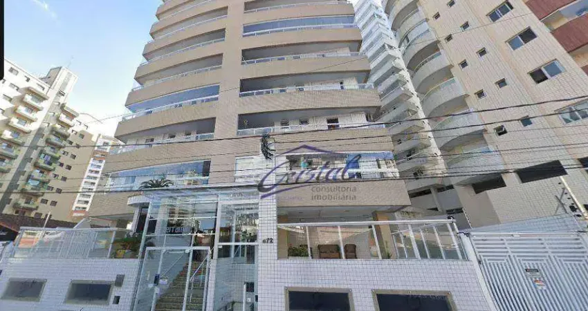 Apartamento com 2 dormitórios à venda, 65 m² por R$ 445.000,00 - Guilhermina - Praia Grande/SP