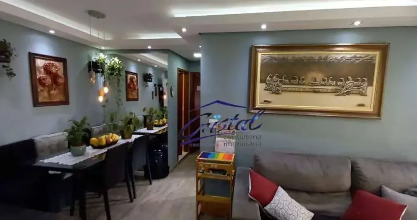 Apartamento com 2 quartos (1 suíte) à venda, 52 m² - cidade intercap - taboão da serra/sp