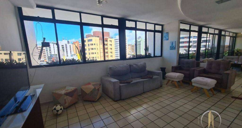 Cobertura com 5 dormitórios à venda, 373 m² por R$ 1.700.000,00 - Manaíra - João Pessoa/PB