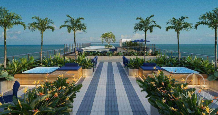 Flat com 1 dormitório à venda, 22 m² por R$ 384.826,33 - Cabo Branco - João Pessoa/PB