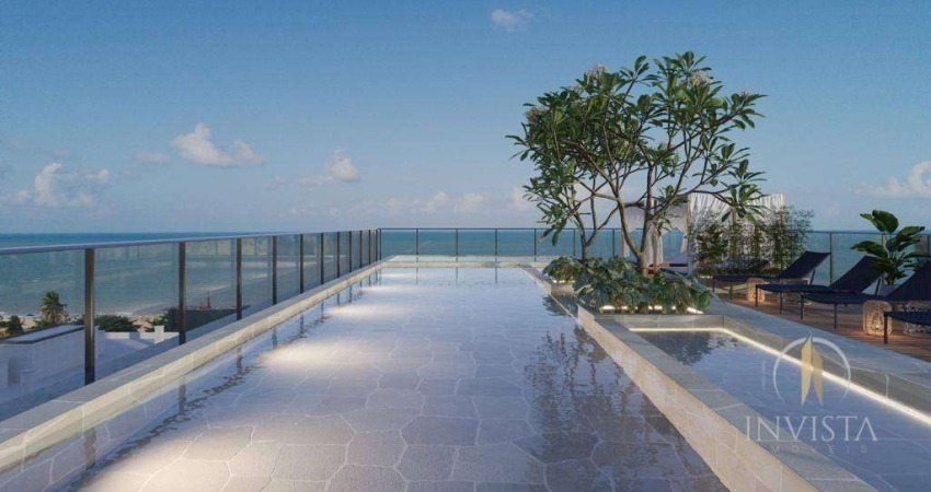 Flat com 1 dormitório à venda, 17 m² por R$ 339.388,79 - Cabo Branco - João Pessoa/PB
