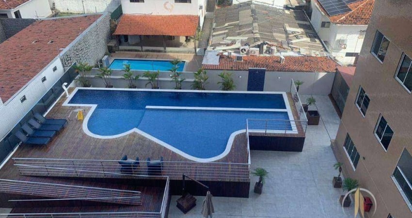Apartamento com 1 dormitório para alugar, 41 m² por R$ 2.000,01/mês - Brisamar - João Pessoa/PB
