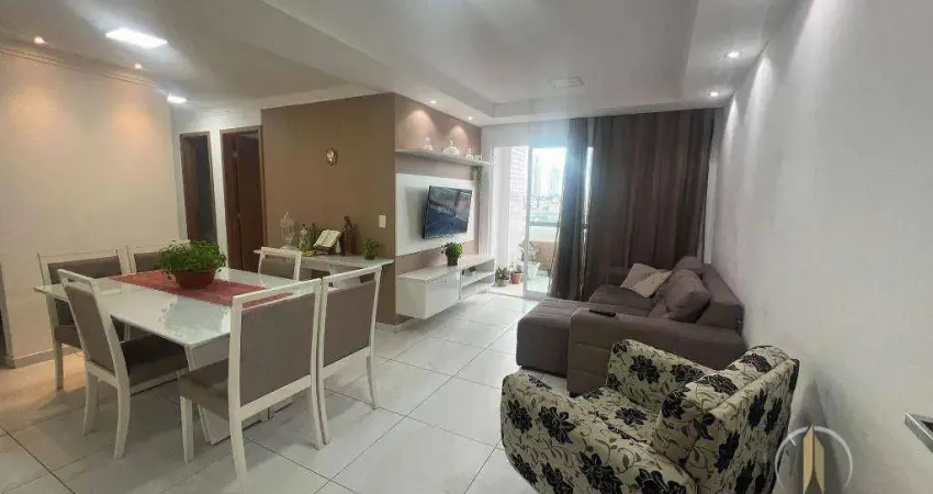 Apartamento com 3 dormitórios à venda, 83 m² por R$ 630.000,00 - Altiplano Cabo Branco - João Pessoa/PB