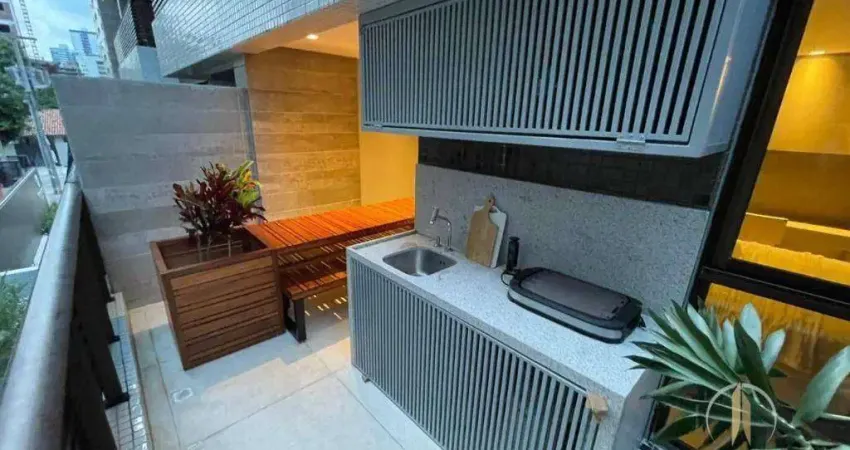 Apartamento com 2 dormitórios à venda, 50 m² por r$ 950.000,00 - tambaú - joão pessoa/pb