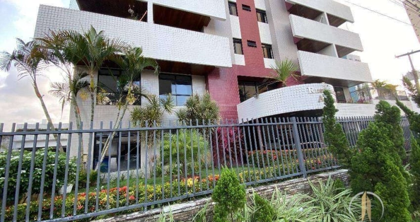 Apartamento com 3 dormitórios para alugar, 110 m² por R$ 3.500,01/mês - Manaíra - João Pessoa/PB