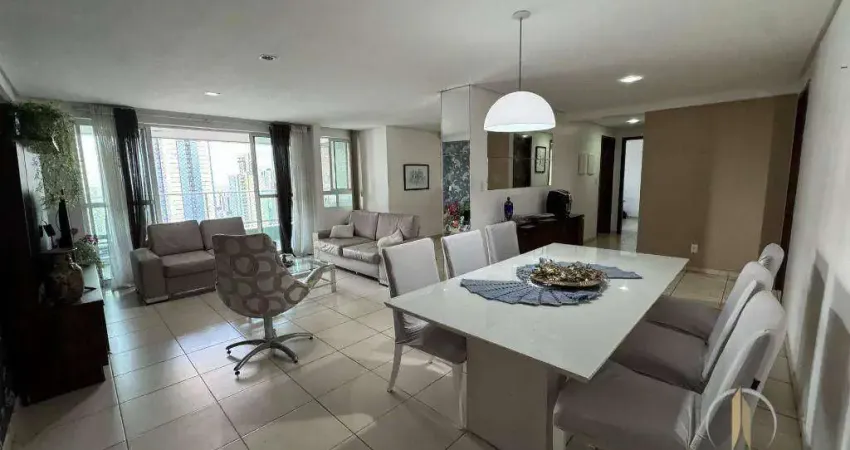 Apartamento com 3 dormitórios à venda, 165 m² por r$ 1.100.000,00 - jardim luna - joão pessoa/pb