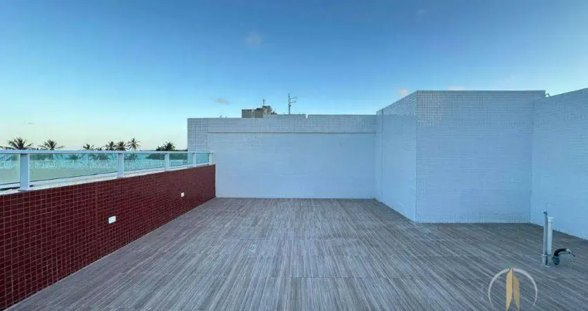 Cobertura com 2 dormitórios à venda, 126 m² por R$ 1.424.800,00 - Cabo Branco - João Pessoa/PB