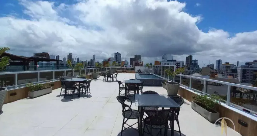 Apartamento com 1 dormitório para alugar, 39 m² por R$ 2.800,01/mês - Bessa - João Pessoa/PB