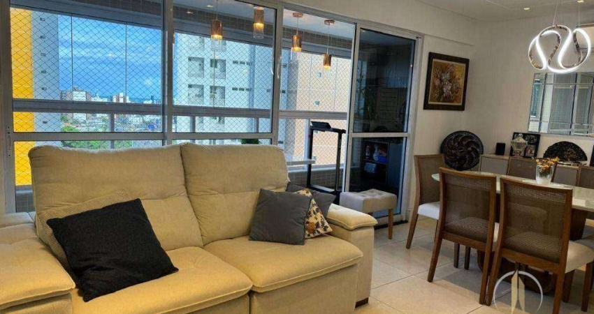 Apartamento com 4 dormitórios à venda, 130 m² por R$ 1.207.500,00 - Miramar - João Pessoa/PB