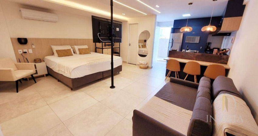 Flat com 1 dormitório à venda, 37 m² por R$ 570.000,00 - Cabo Branco - João Pessoa/PB