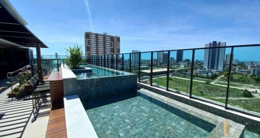 Apartamento com 2 dormitórios para alugar, 59 m² por R$ 3.500,01/mês - Aeroclube - João Pessoa/PB