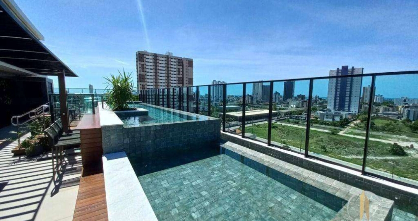 Apartamento com 2 dormitórios para alugar, 59 m² por R$ 3.500,01/mês - Aeroclube - João Pessoa/PB