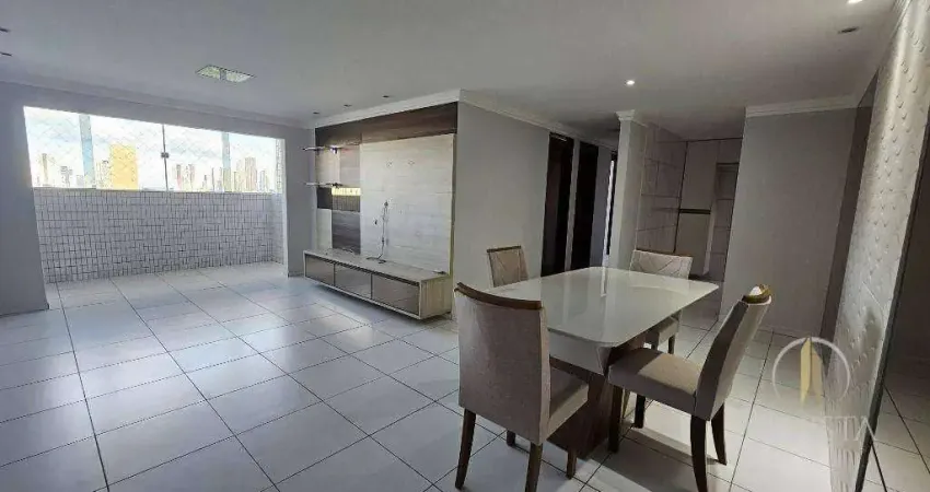 Apartamento com 3 dormitórios à venda, 116 m² por r$ 700.000,00 - tambauzinho - joão pessoa/pb