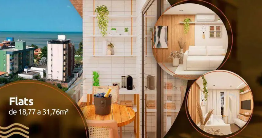 Flat com 1 dormitório à venda, 24 m² por R$ 318.265,00 - Bessa - João Pessoa/PB