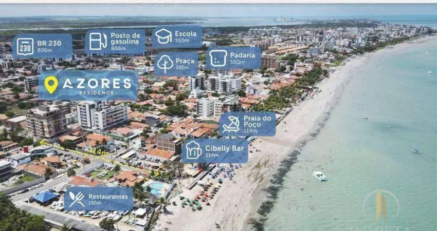 APARTAMENTO COM 3 QUARTOS A 100 METROS DO MAR NO POÇO