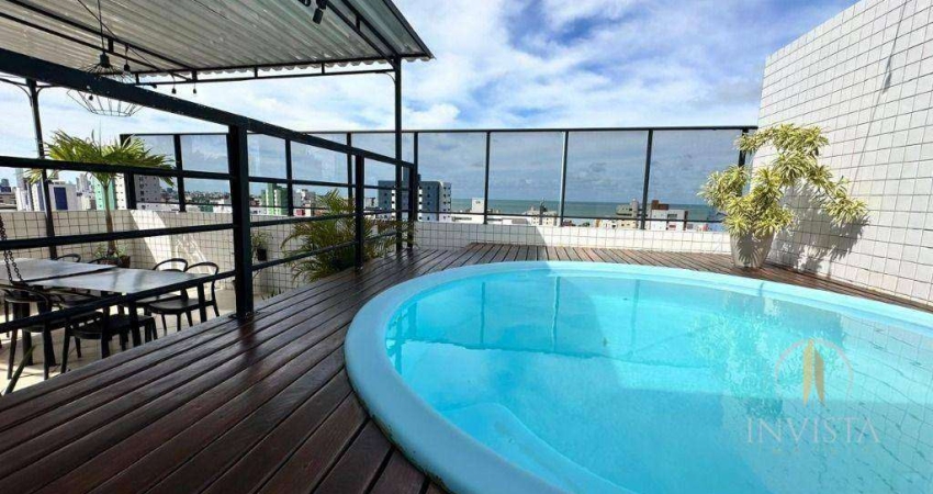 Cobertura com 4 dormitórios à venda, 230 m² por R$ 1.895.000,00 - Manaíra - João Pessoa/PB