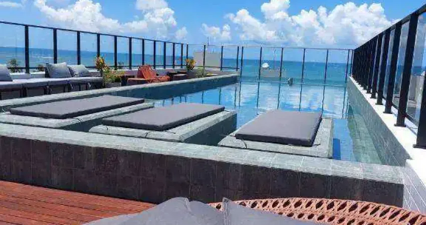 Flat com 1 dormitório à venda, 17 m² por r$ 390.000,00 - jardim oceania - joão pessoa/pb