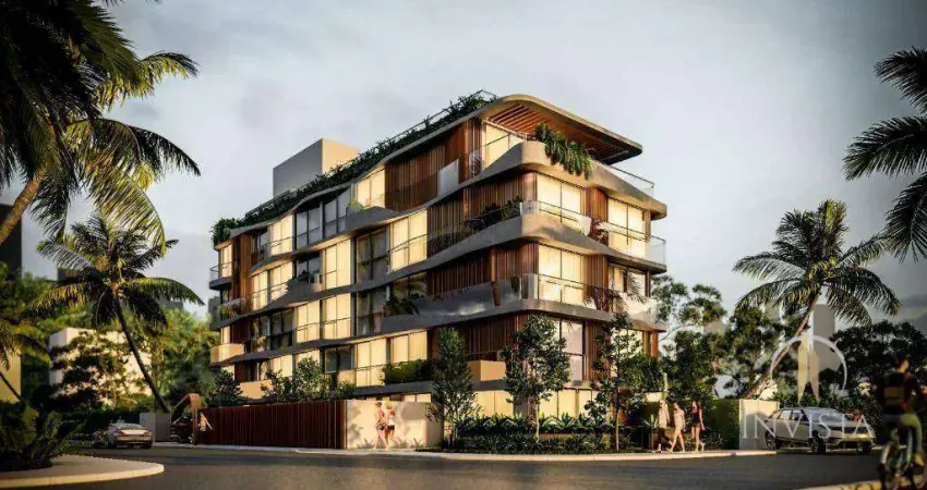 Flat com 1 dormitório à venda, 15 m² por r$ 415.994,03 - cabo branco - joão pessoa/pb